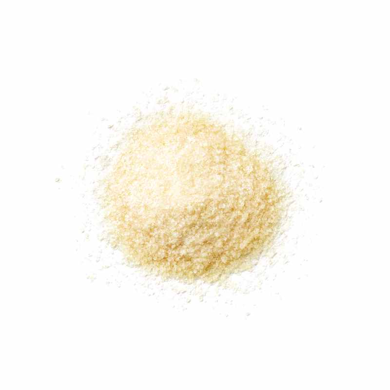 Gelatin (fisk-, gris- eller kalvbaserat) Gelatin (fisk-, gris- eller kalvbaserat)